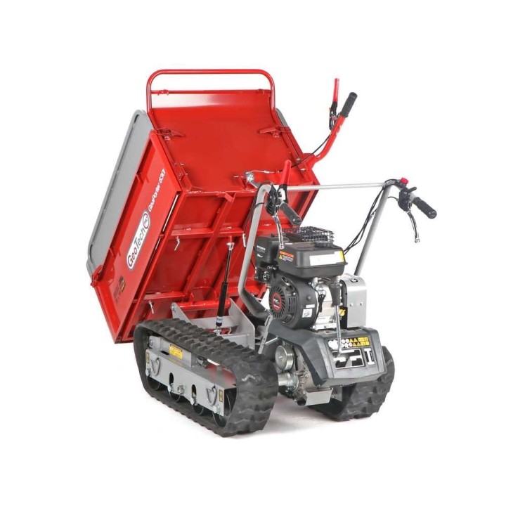 GeoTech Pro GeoPorter 630E telaketjullinen moottorikärry, 600 kg, 6,5 HP