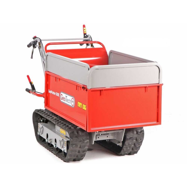 GeoTech Pro GeoPorter 630E telaketjullinen moottorikärry, 600 kg, 6,5 HP