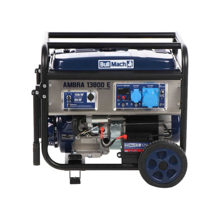 BullMach AMBRA 13800 E bensiinikäyttöinen generaattori, 10 kW, 230 V, AVR