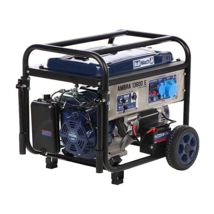 BullMach AMBRA 13800 E bensiinikäyttöinen generaattori, 10 kW, 230 V, AVR
