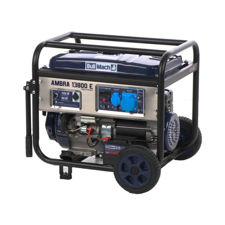 BullMach AMBRA 13800 E bensiinikäyttöinen generaattori, 10 kW, 230 V, AVR