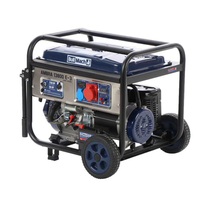 BullMach AMBRA 13800 E-3 kolmivaihegeneraattori, 10 kW, AVR, bensiini