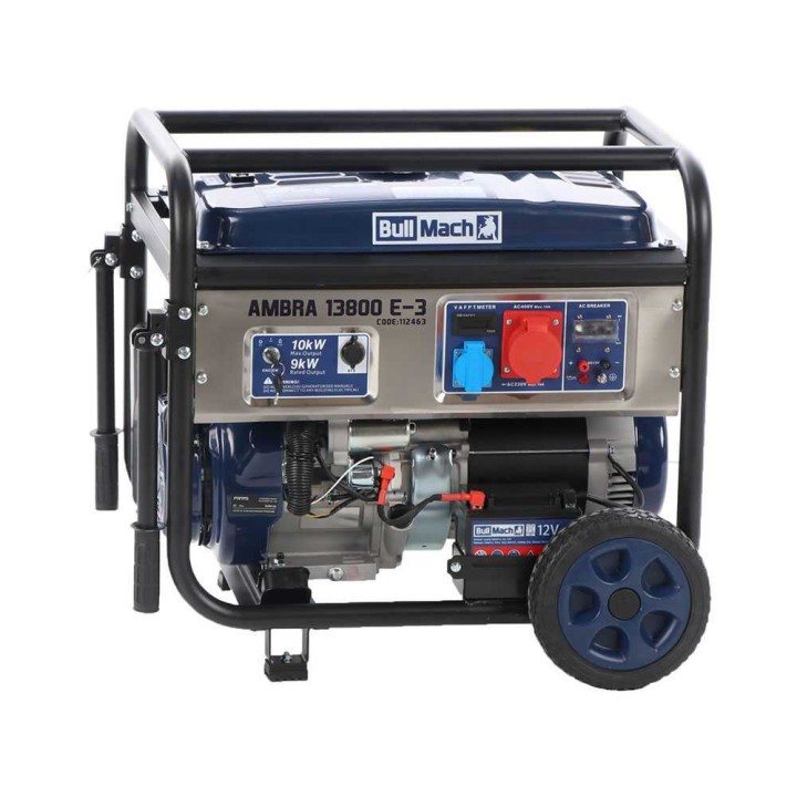 BullMach AMBRA 13800 E-3 kolmivaihegeneraattori, 10 kW, AVR, bensiini