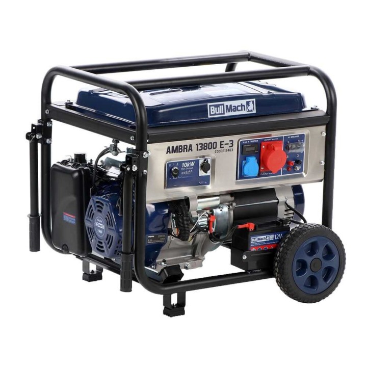 BullMach AMBRA 13800 E-3 kolmivaihegeneraattori, 10 kW, AVR, bensiini