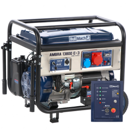BullMach AMBRA 13800 E 3 kolmivaihegeneraattori 9 kW AVR ja ATS