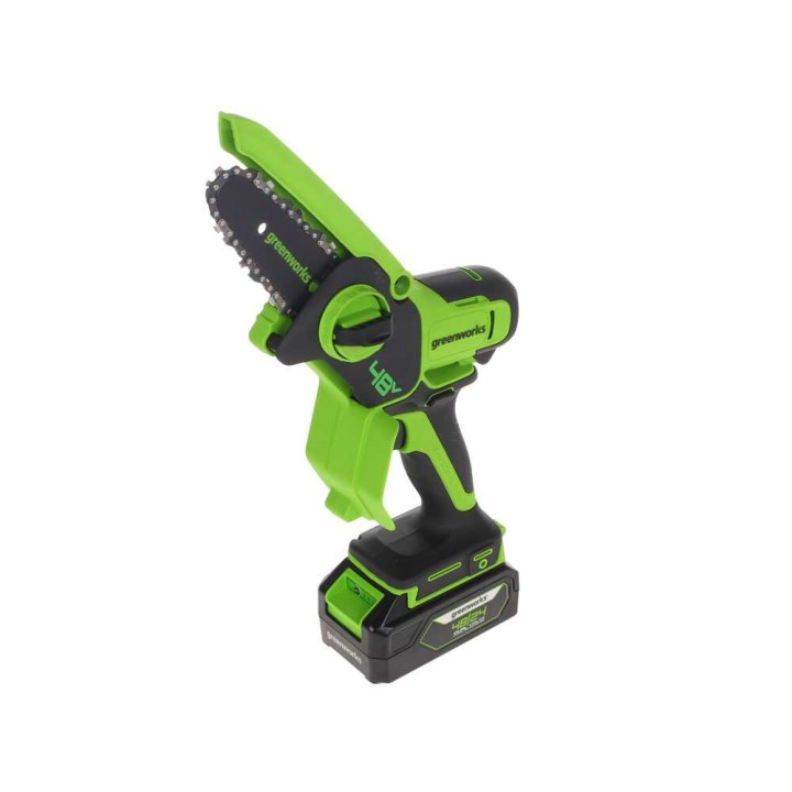 Greenworks GD48MCS10XK2 akkukäyttöinen oksaleikkuri, 48 V, 2 Ah, 400 W