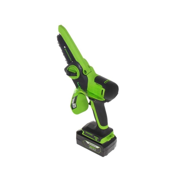 Greenworks GD48MCS10XK2 akkukäyttöinen oksaleikkuri, 48 V, 2 Ah, 400 W