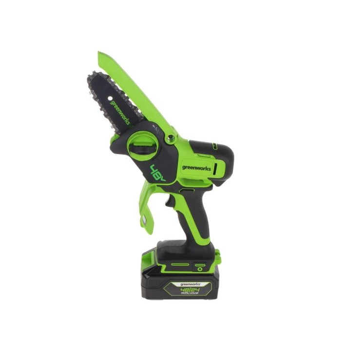 Greenworks GD48MCS10XK2 akkukäyttöinen oksaleikkuri, 48 V, 2 Ah, 400 W