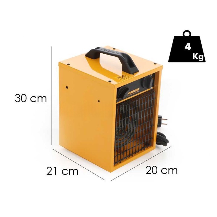 Master B 2 EPB sähköinen lämminilmapuhallin, 2 kW, 230 V
