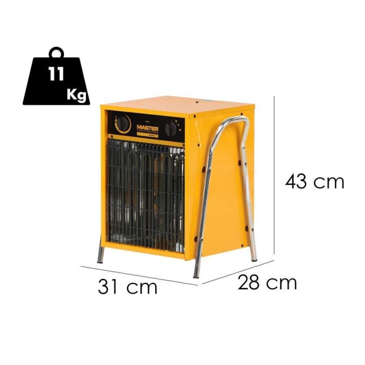 Master B 9 EPB sähköinen lämminilmageneraattori, 9 kW, 400 V