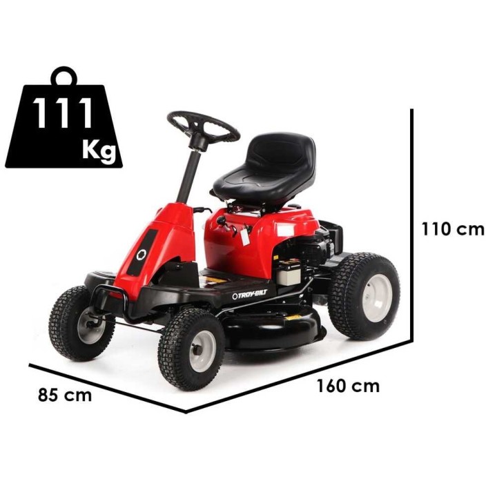 Troy-Bilt TB 60T-S SELECT minirider-ruohonleikkuri, 196 cm³, 60 cm, sivupoisto