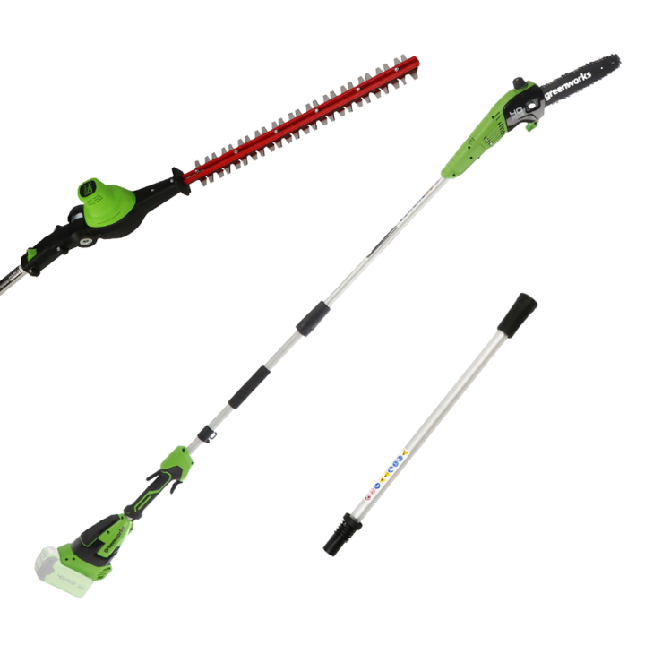 Greenworks GD40PSH oksasaha ja pensasleikkuri 40 V ilman akkua ja laturia