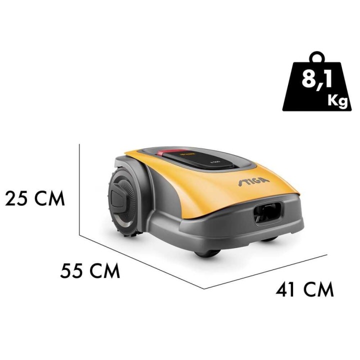 STIGA A 500 robottiruohonleikkuri, GPS, 25,2 V, 2 Ah