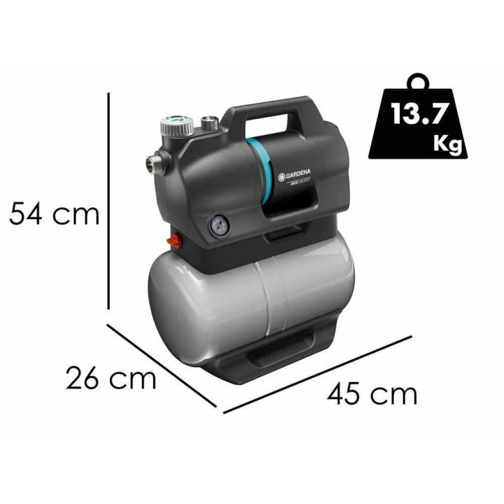 Gardena 3900 Silent paineenkorotuspumppu, 650 W, 3 900 l/h, 230 V