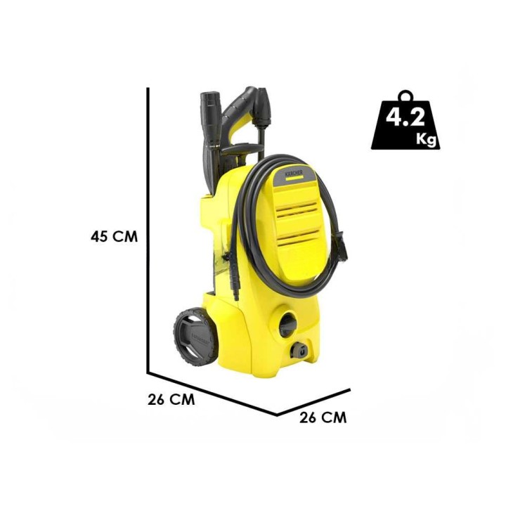 Kärcher K3 Classic kylmävesipesuri, 1 600 W, 120 bar, 380 l/h