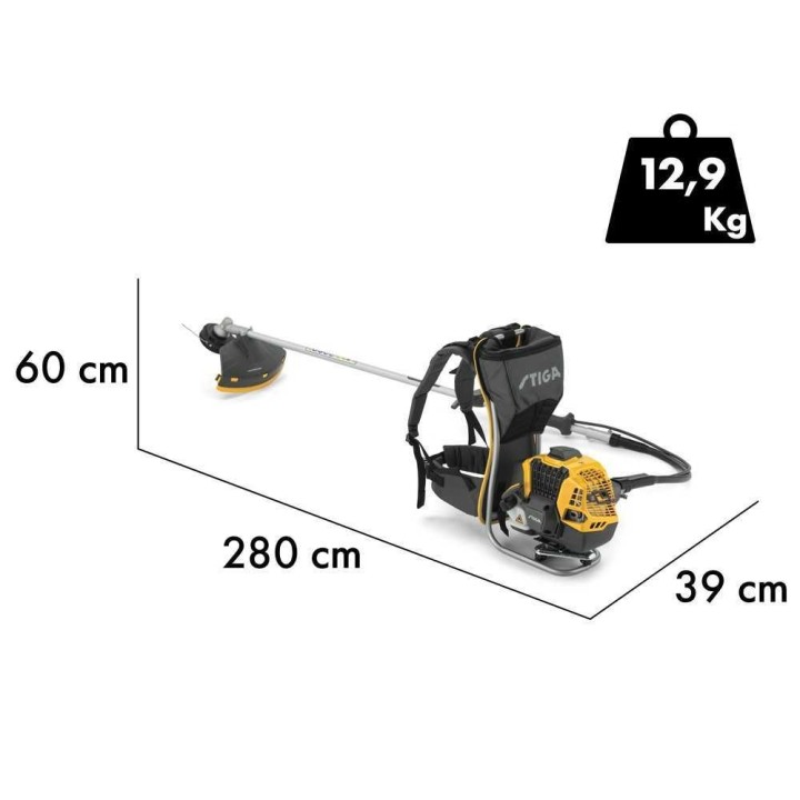 Stiga BC 750 R -reppuraivuri, 44,8 cm³, 2 HP