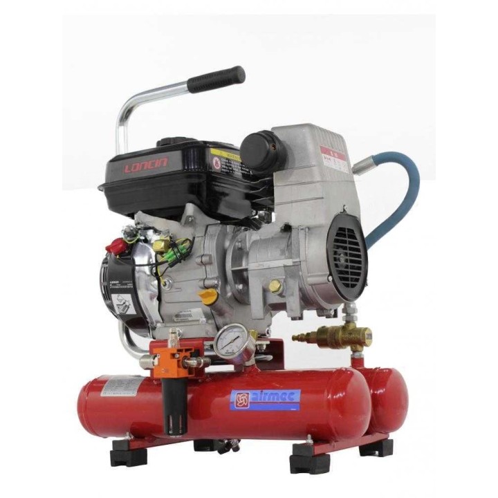 Airmec Mini 08/260 S15 moottorikompressori, Loncin 118 cm³, 4 HP, 10 bar