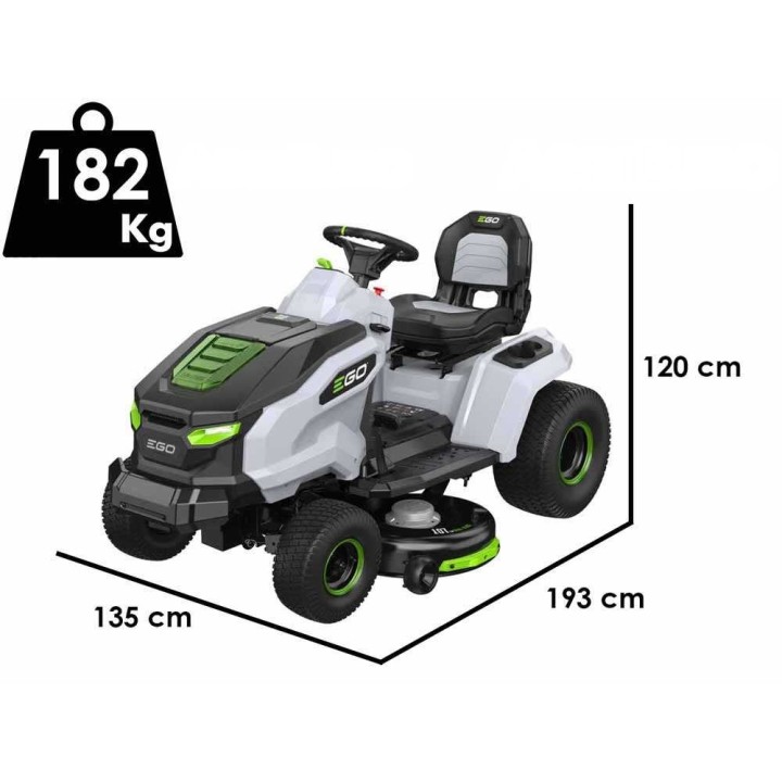 EGO TR 4201 E -akkutraktori, 56 V, 107 cm