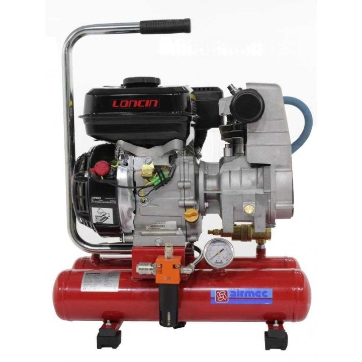 Airmec Mini 08/260 S15 moottorikompressori, Loncin 118 cm³, 4 HP, 10 bar