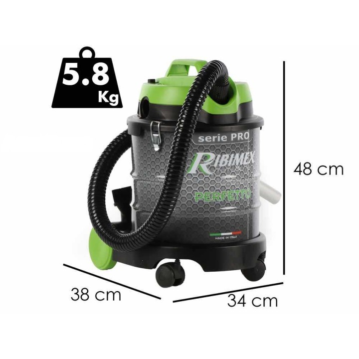 Ribimex Perfetto 20 L tuhkaimuri, 1 200 W, 230 V