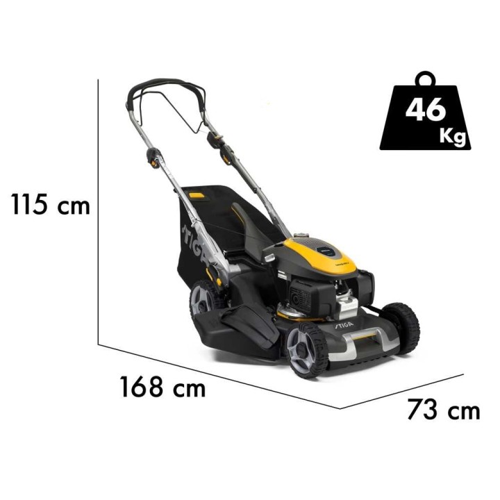 STIGA Twinclip 955 V vetävä ruohonleikkuri, Honda GCVx 170, 53 cm