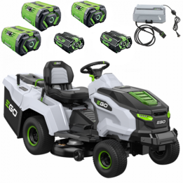 EGO TR 3801 E B akkuruohonleikkuri 56 V 98 cm keruusäiliö