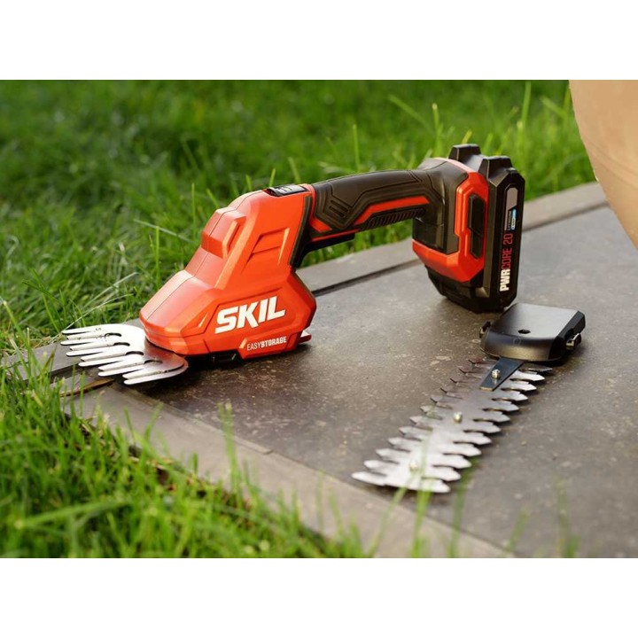 Skil 0630 CA akkukäyttöinen puutarhaleikkuri, 20 V, ilman akkua ja laturia
