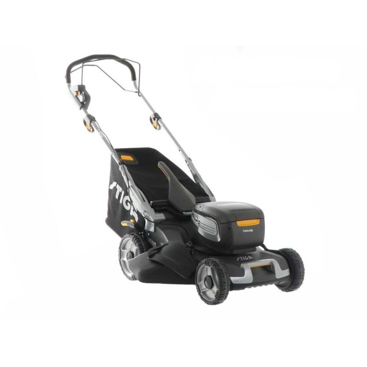 Stiga Twinclip 950e V Kit akkuruohonleikkuri, 48 cm, 2 × 48 V 7,5 Ah