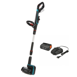 Gardena AquaBrush Patio 03 18V P4A lattianpesuri 18 V 2 5 Ah starter kit