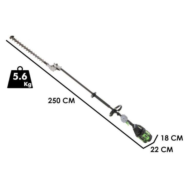 EGO HTX5300-PA ProX akkukäyttöinen pensasleikkuri, 56 V, 53 cm