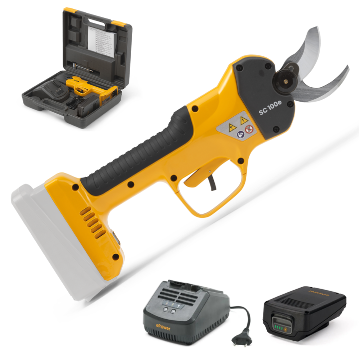 Stiga SC 100e Kit sähköoksasakset 20 V 2 Ah 30 mm