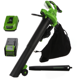 Greenworks GD40BVII akkupuhallin ja imuri 40 V 4 Ah