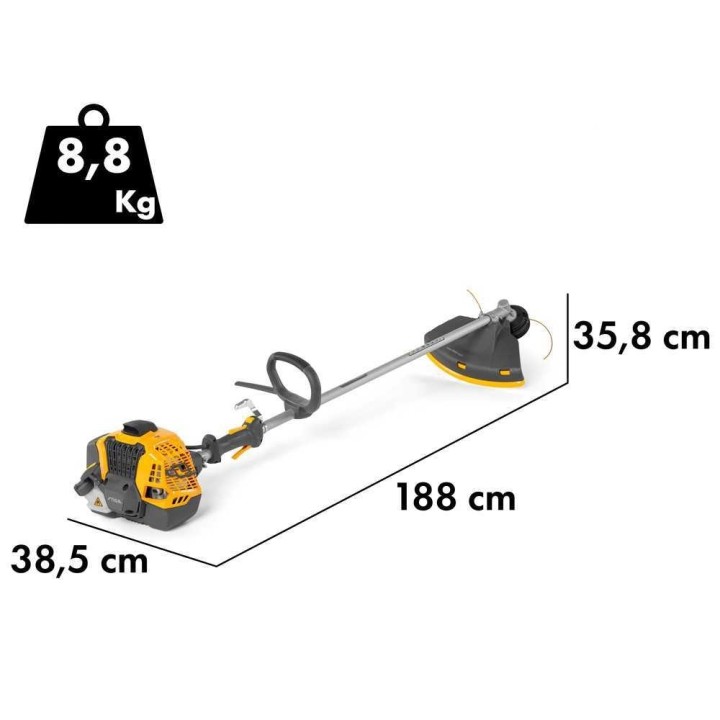Stiga BC 750 -raivaussaha, 44,8 cm³, 2-tahtimoottori, 2 HP