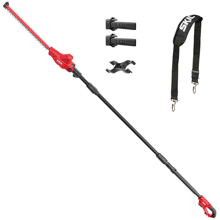 SKIL 0640 CA akkukäyttöinen pensasleikkuri jatkovarrella 20 V 45 cm ilman akkua ja laturia