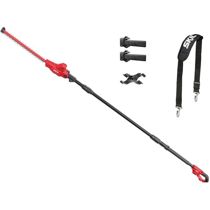 SKIL 0640 CA akkukäyttöinen pensasleikkuri jatkovarrella, 20 V, 45 cm, ilman akkua ja laturia