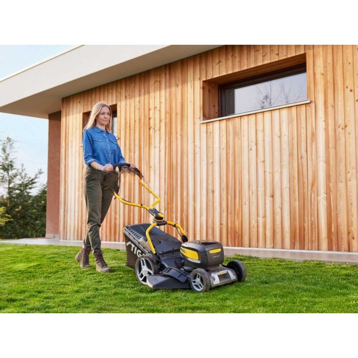 STIGA Combi 753e V Kit akkuruohonleikkuri, 51 cm, 2 × 48 V 7,5 Ah