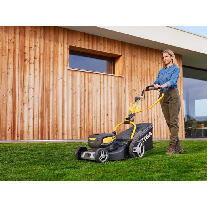 STIGA Combi 753e V Kit akkuruohonleikkuri, 51 cm, 2 × 48 V 7,5 Ah