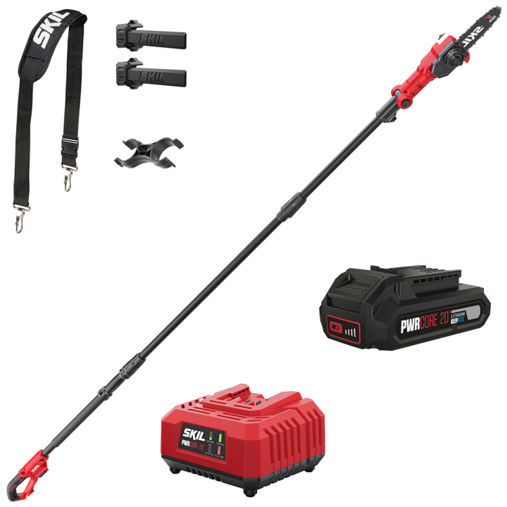 Skil 0650CA akkuoksasaha jatkovarrella 20 V 20 cm 300 cm