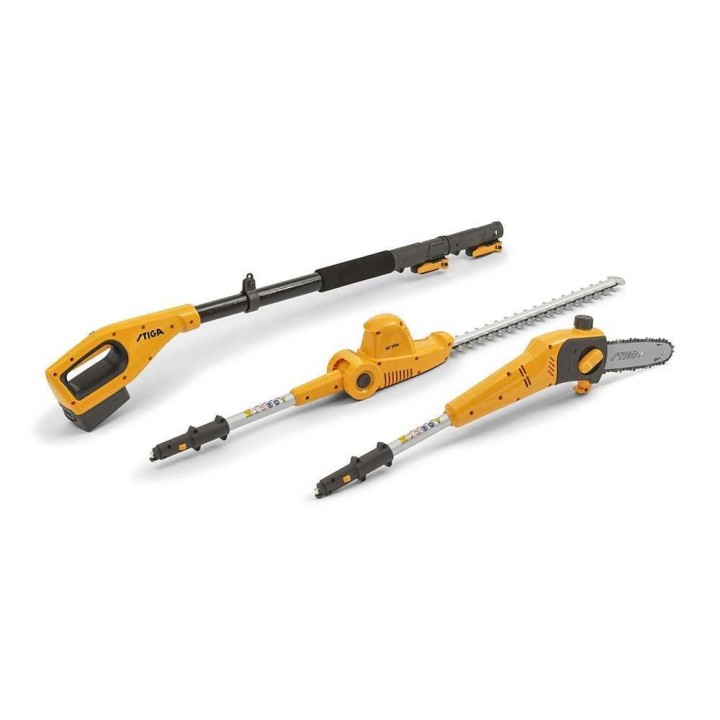 Stiga MT 100e Kit monitoimityökalu, oksasaha ja pensasleikkuri, 20 V, 4 Ah