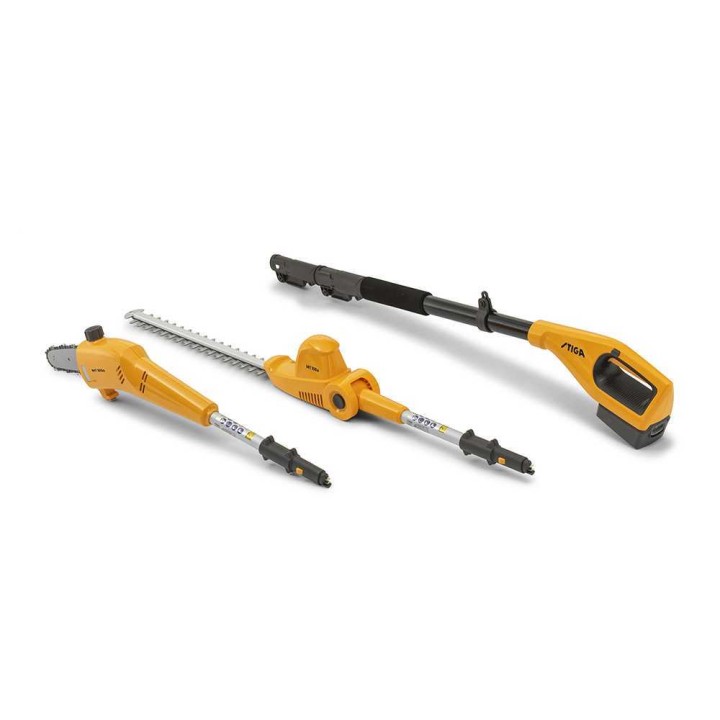 Stiga MT 100e Kit monitoimityökalu, oksasaha ja pensasleikkuri, 20 V, 4 Ah