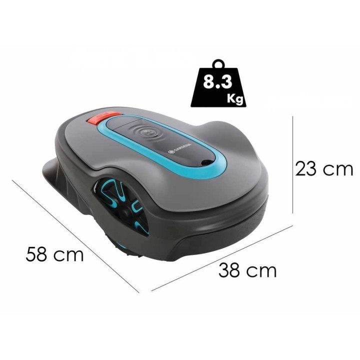 Gardena Smart SILENO life 750 robottiruohonleikkuri, 22 cm, Smart App, 750 m²