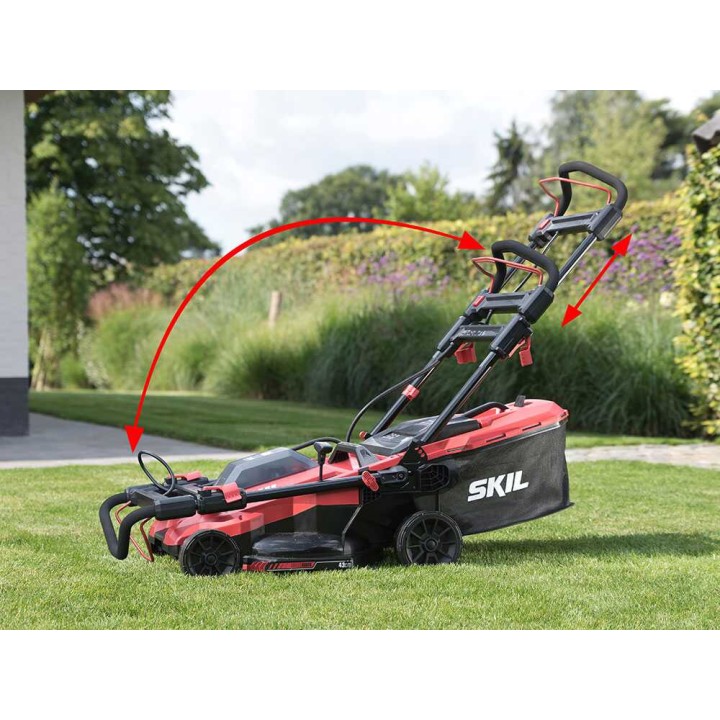 SKIL 0140 BA akkuruohonleikkuri, 43 cm, 2 × 20 V, 4 Ah