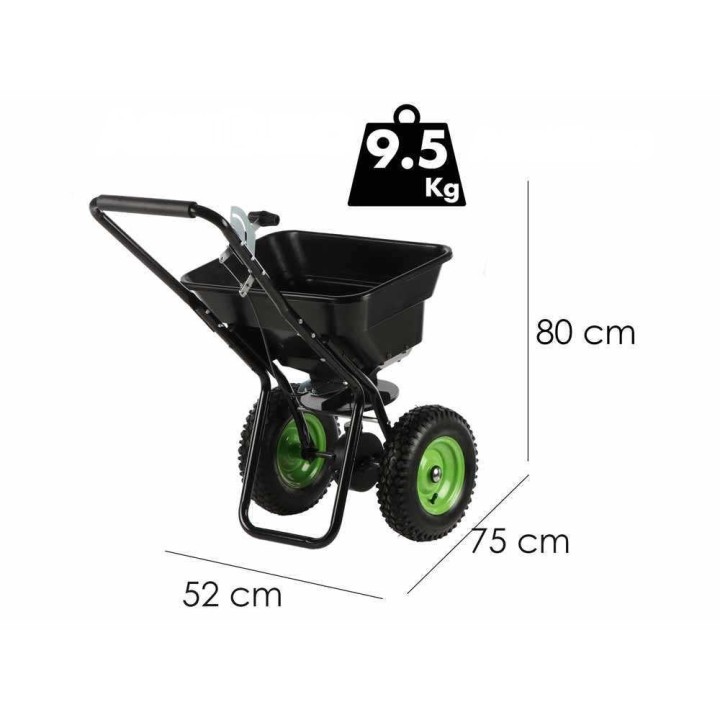 Verdemax SP300 kylvökone ja lannoitteenlevitin, 30 l, 5 m työskentelyleveys
