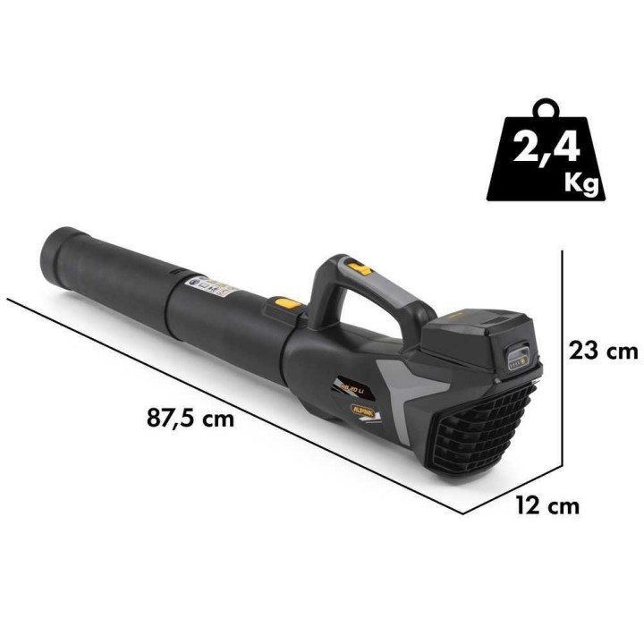 Alpina AB 20 Li Kit -akkupuhallin, 20 V, 4 Ah, 280 W