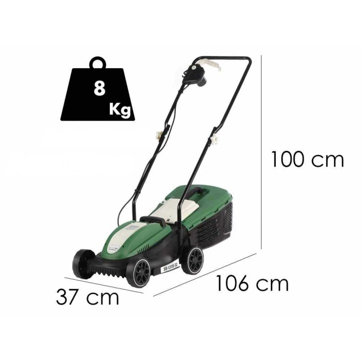 Greenbay SB-1300-32 sähköruohonleikkuri, 1 300 W, 32 cm