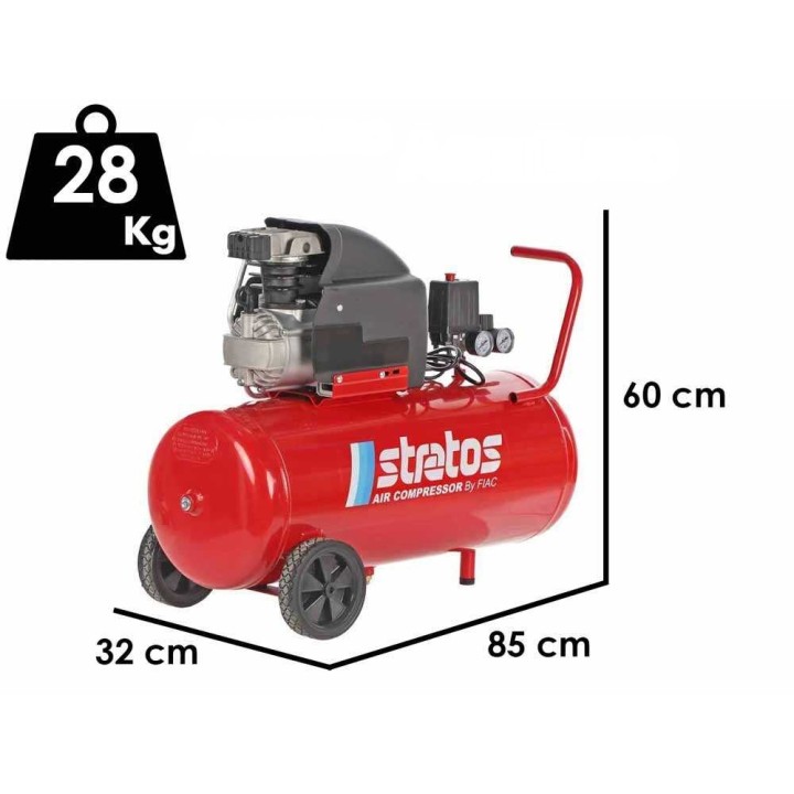 FIAC Stratos 50 kompressori, 2 HP, 50 l, 8 bar