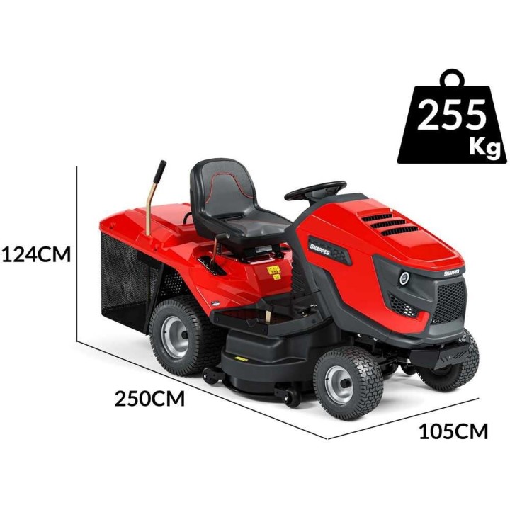 Snapper RPX102 ajoleikkuri, Briggs&Stratton 656 cm³, 102 cm, 300 l keruusäiliö