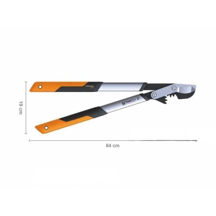 Fiskars PowerGearTX LX94 -oksaleikkuri, ohileikkaava, 64 cm, 50 mm