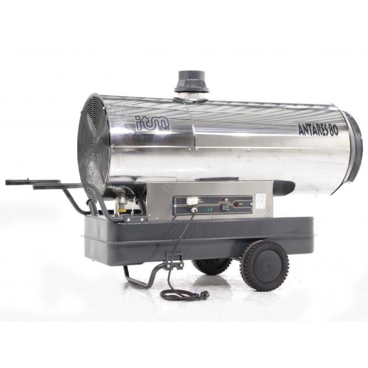 ITM ANTARES 80 INOX dieselkäyttöinen epäsuora kuumailmageneraattori, 80,6 kW