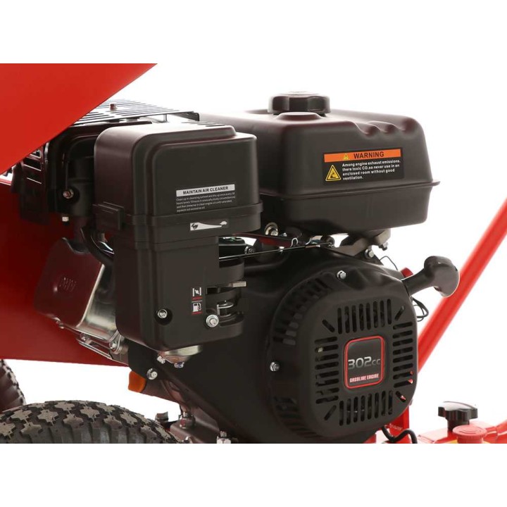 GTM GTS 900 G -biotrituraksi, Loncin G300F, 10 HP, 80 mm